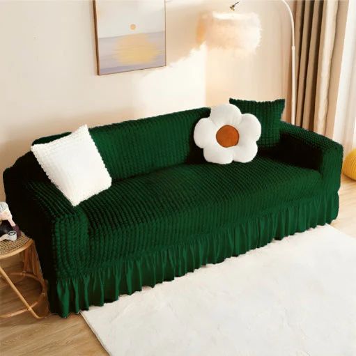 Persian Sofa Covers- Lycra Ruffled Bubble