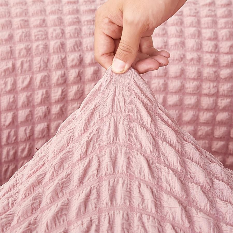 Original Seersucker Sofa Cover with Ruffle Hemline Stretch || Prime Homdecor || Exclusive Edition || First Time Available in Pakistan