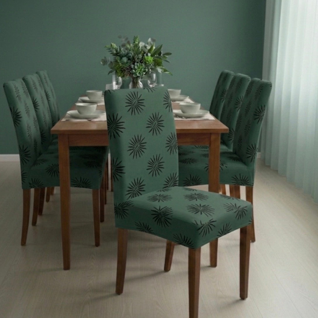 Exclusive Textured Palm Leaf Dining Chair Covers || New Arrival || Prime Homdecor||