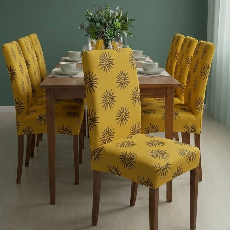 Exclusive Textured Palm Leaf Dining Chair Covers || New Arrival || Prime Homdecor||