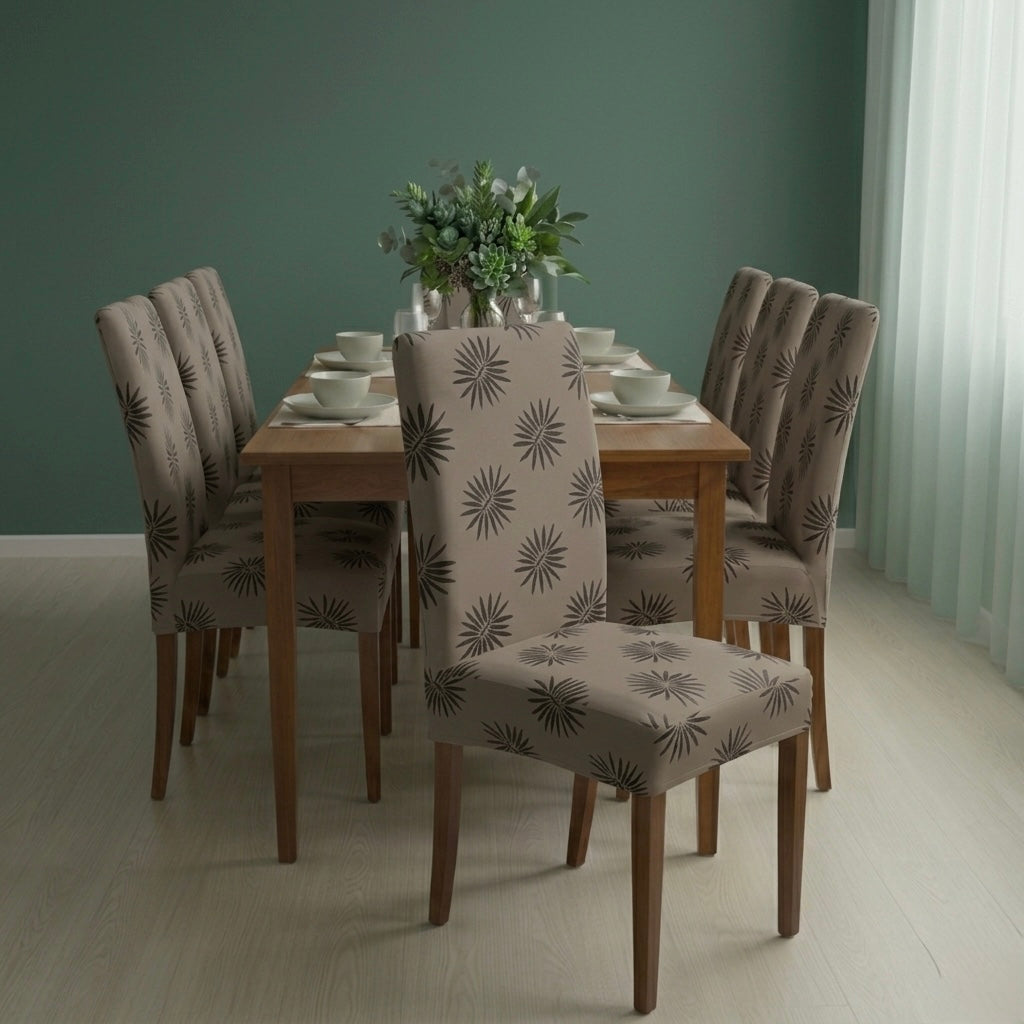 Exclusive Textured Palm Leaf Dining Chair Covers || New Arrival || Prime Homdecor||