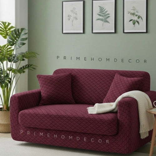 Black Butterfly Texture Sofa Covers – New Arrival - Fitted Style