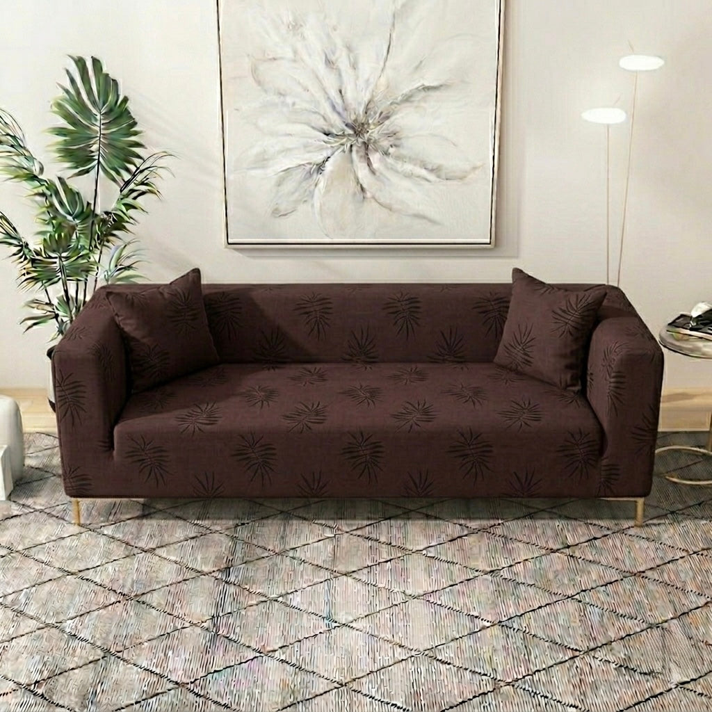 Exotic Palm Leaf Textured Micro Sofa Covers || Prime Homdecor || New Arrival