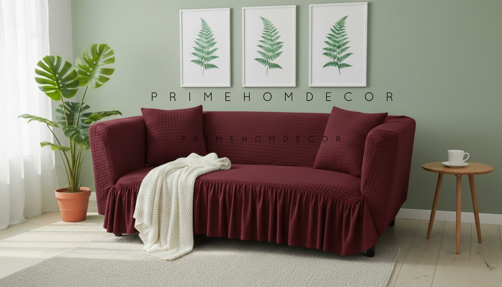 🦋 Butterfly Texture Sofa Covers – New Arrival - Premium Sofa Covers