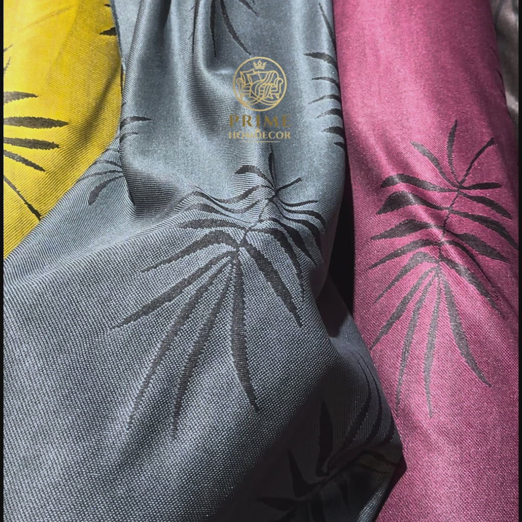 Exotic Palm Leaf Textured Micro Sofa Covers || Prime Homdecor || New Arrival